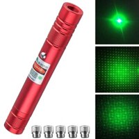 Red Aluminium Strong Green Beam Laser Pointer Pen USB Rechargeable 532nm Lazer