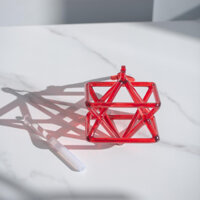 Red Merkaba Kim tự tháp Pha Lê Thiền âm thanh - Merkaba Crystal Singing Pyramid for Sound Healing