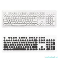 Redbaiaa1 104 Bộ Retro Punk Keycaps Bắn Đôi Cho Nắp Chìa Khóa Bộ Tròn Steampunk Chủ Đề Đèn Nền Cho Anh Đào Cơ