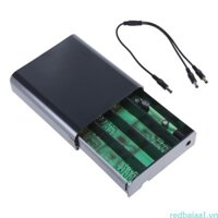 Redbaiaa1 3 Cái 18650 5V USB 9V 12V 5 5x2 1mm UPS Hộp cấp nguồn cho Bộ định tuyến WiFi Modem Hộp Camera an ninh Chỉ