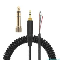 Redbaiaa1 Bộ Chuyển Đổi Tai Nghe Thay Thế Lò Xo Cuộn Dây Cáp Cho-Beyerdynamic DT 770 770PRO 990PRO Tai Nghe