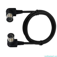 Redbaiaa1 Cáp MIDI Góc Phải Din Cắm Ổ Cắm Dây Nối Dài Dây Nam Din-5pin