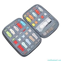 Redbaiaa1 Đồng Hồ Tổ Chức Hộp Đồng Hồ Lưu Trữ Cho Ốp Lưng Apple-Watch Dây Đeo Túi Đựng Carring Túi Bền Par