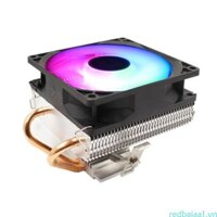 Redbaiaa1 Im Lặng CPU Cooler LGA 2011 115X 775 3 Pin PC Tản Nhiệt Làm Mát 2 Ống Đồng 5 Màu Quạt Làm Mát LED