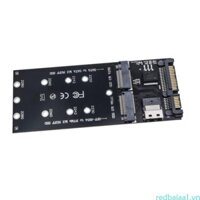 Redbaiaa1 NGFF M 2 Adapter M2 SATA3 Raiser M 2 sang Adapter NVMe SSD sang thẻ SFF-8654