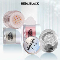 RED&BLACK Phấn bắt sáng phấn mắt kim tuyến lấp lánh nhũ siêu lấp lánh ánh ngọc trai phấn bắt sáng