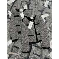 @redcatstore - Áo Khoác Dạ Cổ Tròn Viền Nhung Khuy Hai Hàng