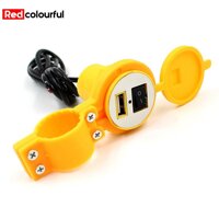 Redcolourful Universal Waterproof 12V To 5V 1.5A Motorcycle Smart Phone GPS USB Charger Power Adapter