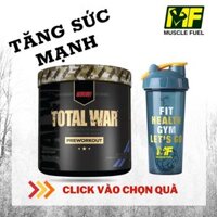 Redcon1 Pre-Workout Total War 30 Liều Dùng, Hổ trợ tăng sức mạnh - Blue Raspberry