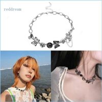 Redd Bướm Nút Dây Xích Chokers Trang Sức Tiệc Cho Thanh Thiếu Niên Hot Girls Nữ