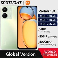 Redmi 13C phiên bản toàn cầu Xiaomi MediaTek Helio G85 Octacore camera 50MP 90Hz 6.74\ [Ra mắt toàn cầu]