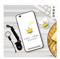 Redmi 5A Phone Case A5 XIAOMI Case Men And Women Redmi5a Silicone Cover MCT3B Soft Silcone A5 XIAOMI Mce3b Creative 5.0-Inch Redmi5a Shatter-resistant MCT3B cute Lanyard Dull Polish Rings