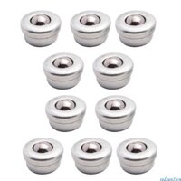 Redsun2 10 Chiếc Mặt bích Thép Vòng Băng Tải Con Lăn Chuyển Vòng Bi Cho Băng Tải Con Lăn Đứng Truyền