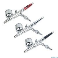 Redsun2 Dual Action Trọng Lực Thức Ăn 0 3mm Vòi Phun Airbrush Móng Tay Nghệ Thuật Sơn Hình Xăm Dụng Cụ Có Cờ Lê Ống Hút