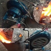 Redsun2 Hand Blower Hand Crank Blacksmith Forge Blower Quạt Hướng dẫn sử dụng cho sự bắt chước ngoài trời