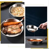 Redsun2 Nồi Bắn Dầu Chảo Nhỏ Chống Dính Chảo Sữa Nhỏ Nồi Dầu Nóng 304 Kết Cấu Thép Không Gỉ Thích Hợp Cho Dầu