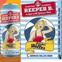 Reeper B German Helles 4.7% vol lon 500 ml mẫu mới áp dụng từ tháng 4- 2024