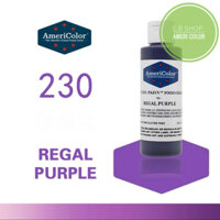Regal Purple Americolor 4.5oz Màu thực phẩm màu tím màu gel trang trí bánh lọ lớn 128gr