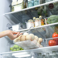 Relaxorox 2 Cái Thùng Tủ Lạnh Trong Suốt Để Có Tổ Chức Bảo Quản Thức Ăn Đa Năng Và Bền Đẹp Tủ Lạnh Có Thể Sắp Xếp Và Hộp Bảo Quản Thực Phẩm