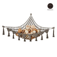 Relaxorox Tam Giác Đồ Chơi Lưới Túi Tua Rua Trang Trí Dung Tích Lớn Rỗng Bện Thú Nhồi Bông Bảo Quản Treo Võng Macrame Lưới Thú Nhồi Bông Lưới Góc