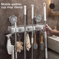 Relaxorox Treo Tường Cây Lau Nhà Kẹp Chổi Giá Đỡ Chịu Lực Mạnh Lắp Đặt Đơn Giản Cây Lau Nhà Chống Trơn Trượt Tay Cầm Móc Treo Chổi Nhà Tổ Chức