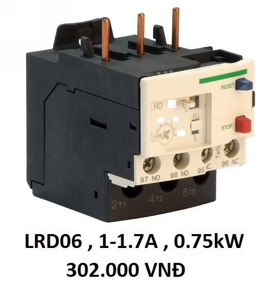 Relay nhiệt Schneider LRD22