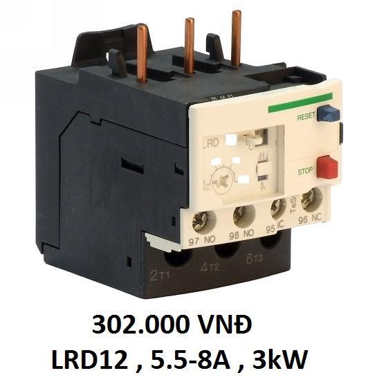 Relay nhiệt Schneider LRD22