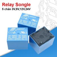 Relay ( Rờ Le) 3V - 5V - 12V - 24V - 5 chân SongLe