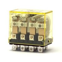 Relay trung gian RH4B series, Idec RH4B-ULAC220, 14 chân dẹp lớn, có đèn, 10A/220V AC