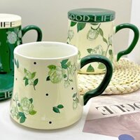 Relic Retro Gốm Sứ Cốc Nước Cốc Hộ Gia Đình Cốc Có Nắp Sữa Cà Phê Cốc Cà Phê Cao Cấp 4.1