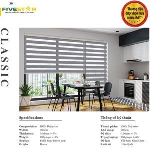 Rèm cầu vồng CLASSIC