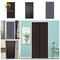 Rèm che cửa LARGLO, Chặn âm thanh lạnh Rèm cửa mùa đông tự hấp thụ, Chống mưa Giữ ấm cách nhiệt Làm dày màn hình cửa chống lạnh Truy cập tiện lợi