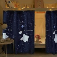 [Rèm Che Giường] Rèm giường ký túc xá giường tầng trên và dưới Rèm giường ký túc xá sinh viên đại học giường cô gái hàng rào bụi vải che nắng Rèm Rèm đồ tạo tác che nắng