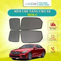 Rèm che nắng nam châm cho xe Mercedes GLK, GLA, GLC, C200, C250, C300, E200, E250, E300 bộ 4 tấm cho 4 cửa