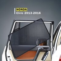 Rèm che nắng nam châm ĐỨC PHONG loại 1, chuẩn thiết kế theo xe Honda Civic 2013-2016  chống tia UV,
