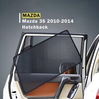 Rèm che nắng nam châm ĐỨC PHONG loại 1, chuẩn thiết kế theo xe MAZDA Mazda 3S 2010-2014 chống tia UV 2 lớp ngăn chặn bụ