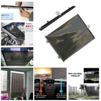 Rèm che năng ô tô - cửa kính nhà cuộn tự động kèm miếng hít loại tốt kích thước 58x125cm hàng chất lượng cao