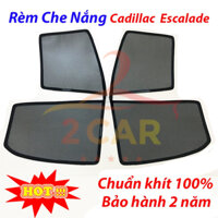 Rèm che nắng xe Cadillac Escalade, Rèm loại 1 cao cấp - Lắp đế nhựa