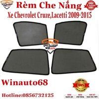 Rèm che nắng xe Chevrolet Cruze/ Lacetti 2009- 2010 2011 2012 2013 2014 2015- Đế nhựa cao cấp, che nắng hiệu quả