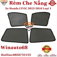 Rèm Che Nắng Xe Honda Civic 2013 2014 2015 2016 Hàng Loại 1 Mr Ô TÔ