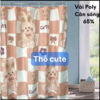 Rèm có bèo rèm Cửa Ngăn Phòng Che Nắng kích thước ngang 3m lựa chọn mẫu/mẫu thỏ karo