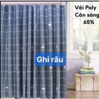 Rèm có bèo rèm Cửa Ngăn Phòng Che Nắng kích thước ngang 4m lựa chọn mẫu/mẫu kẻ vương miện