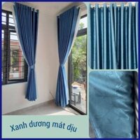 Rèm Cửa Cao Cấp-Chống Nắng tốt-Nhiều Màu,Kích Thước - Xanh dương - Rộng 1m x Cao 1,3m