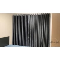 Rèm cửa cao cấp màu Xám đậm chống nắng chống bám bụi