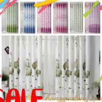 Rèm cửa che nắng 70% Y04 che bụi cản sáng cao 2m mẫu vườn thông phối màu HGDY04