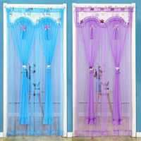 Rèm cửa chống muỗi không đục lỗ Phòng ngủ mùa hè Nhà bếp Rèm cửa chống bay Rèm treo ren mùa hè Rèm vách ngăn Trang trí rèm chống muỗi Phân vùng côn trùng Cửa riêng tư