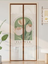 Rèm cửa chống muỗi rèm cửa không đục lỗ dùng trong phòng ngủ mùa hè riêng tư rèm cửa lưới ngăn rèm