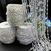 Rèm Cửa Chuỗi Hạt Pha Lê Chất Liệu Acrylic Dùng Để Trang Trí diy