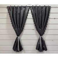 Rèm Cửa Dán Tường, màn chống nắng may sẵn treo phòng ngủ, giường tầng, dán bếp - Không cần khoan tường - GHI TỐI - RÈM DÁN - Rộng 0,7m x cao 1,0m
