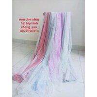 Rèm Cửa Dán Tường, màn cửa sổ chống nắng may sẵn treo phòng ngủ rèm- ngọc ánh